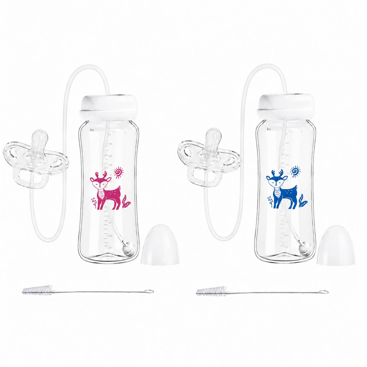 Hands-free baby bottle
