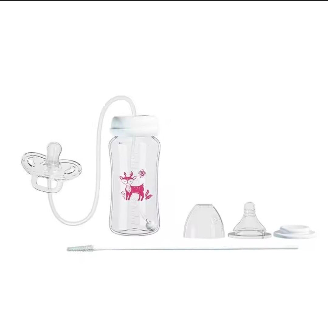 Hands-free baby bottle
