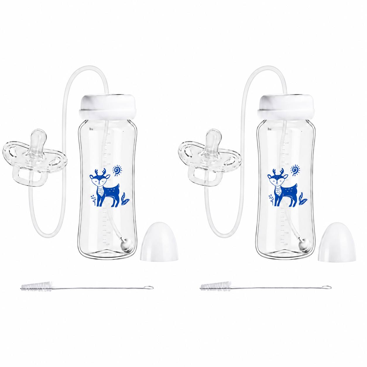Hands-free baby bottle