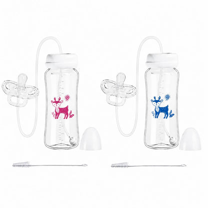 Hands-free baby bottle