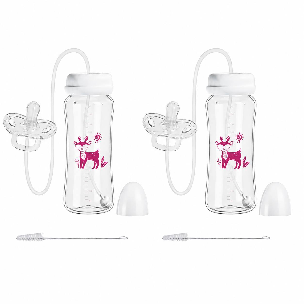 Hands-free baby bottle